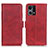 Coque Portefeuille Livre Cuir Etui Clapet M15L pour Oppo F21 Pro 4G Rouge