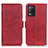 Coque Portefeuille Livre Cuir Etui Clapet M15L pour Realme 8 5G Rouge