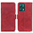 Coque Portefeuille Livre Cuir Etui Clapet M15L pour Realme 9 Pro+ Plus 5G Rouge