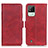 Coque Portefeuille Livre Cuir Etui Clapet M15L pour Realme C20 Rouge