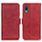 Coque Portefeuille Livre Cuir Etui Clapet M15L pour Samsung Galaxy A02 Rouge