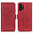 Coque Portefeuille Livre Cuir Etui Clapet M15L pour Samsung Galaxy A04s Rouge