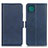 Coque Portefeuille Livre Cuir Etui Clapet M15L pour Samsung Galaxy F42 5G Bleu
