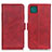 Coque Portefeuille Livre Cuir Etui Clapet M15L pour Samsung Galaxy F42 5G Rouge