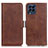 Coque Portefeuille Livre Cuir Etui Clapet M15L pour Samsung Galaxy M53 5G Marron