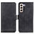 Coque Portefeuille Livre Cuir Etui Clapet M15L pour Samsung Galaxy S21 5G Noir