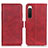 Coque Portefeuille Livre Cuir Etui Clapet M15L pour Sony Xperia 10 IV Rouge