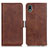 Coque Portefeuille Livre Cuir Etui Clapet M15L pour Sony Xperia Ace III Marron