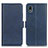 Coque Portefeuille Livre Cuir Etui Clapet M15L pour Sony Xperia Ace III SO-53C Bleu