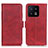 Coque Portefeuille Livre Cuir Etui Clapet M15L pour Xiaomi Mi 13 5G Rouge