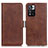 Coque Portefeuille Livre Cuir Etui Clapet M15L pour Xiaomi Poco X4 NFC Marron