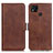 Coque Portefeuille Livre Cuir Etui Clapet M15L pour Xiaomi Redmi 9 Activ Marron