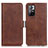 Coque Portefeuille Livre Cuir Etui Clapet M15L pour Xiaomi Redmi Note 11 5G Marron