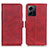 Coque Portefeuille Livre Cuir Etui Clapet M15L pour Xiaomi Redmi Note 12 4G Rouge