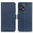 Coque Portefeuille Livre Cuir Etui Clapet M15L pour Xiaomi Redmi Note 12 Turbo 5G Bleu