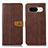 Coque Portefeuille Livre Cuir Etui Clapet M16L pour Google Pixel 8 5G Marron