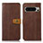 Coque Portefeuille Livre Cuir Etui Clapet M16L pour Google Pixel 8 Pro 5G Marron