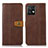 Coque Portefeuille Livre Cuir Etui Clapet M16L pour Motorola Moto Edge Plus (2023) 5G Marron