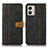 Coque Portefeuille Livre Cuir Etui Clapet M16L pour Motorola Moto G53j 5G Noir