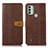 Coque Portefeuille Livre Cuir Etui Clapet M16L pour Nokia C31 Marron