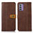 Coque Portefeuille Livre Cuir Etui Clapet M16L pour Nokia G310 5G Marron