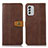 Coque Portefeuille Livre Cuir Etui Clapet M16L pour Nokia G60 5G Marron