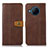 Coque Portefeuille Livre Cuir Etui Clapet M16L pour Nokia X100 5G Marron