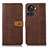 Coque Portefeuille Livre Cuir Etui Clapet M16L pour OnePlus Ace 5G Marron