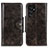 Coque Portefeuille Livre Cuir Etui Clapet M16L pour Samsung Galaxy S21 Ultra 5G Marron