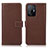 Coque Portefeuille Livre Cuir Etui Clapet M16L pour Xiaomi Mi 11T 5G Marron