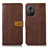 Coque Portefeuille Livre Cuir Etui Clapet M16L pour Xiaomi Poco M4 5G Marron