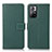 Coque Portefeuille Livre Cuir Etui Clapet M16L pour Xiaomi Poco M4 Pro 5G Vert