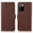 Coque Portefeuille Livre Cuir Etui Clapet M16L pour Xiaomi Poco X3 GT 5G Marron