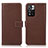 Coque Portefeuille Livre Cuir Etui Clapet M16L pour Xiaomi Poco X4 NFC Marron