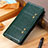 Coque Portefeuille Livre Cuir Etui Clapet M19L pour Samsung Galaxy S22 5G Vert