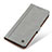 Coque Portefeuille Livre Cuir Etui Clapet M24L pour Samsung Galaxy S21 5G Gris