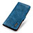 Coque Portefeuille Livre Cuir Etui Clapet M25L pour Samsung Galaxy S23 5G Bleu
