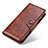 Coque Portefeuille Livre Cuir Etui Clapet M26L pour Samsung Galaxy S21 5G Marron