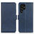 Coque Portefeuille Livre Cuir Etui Clapet M29L pour Samsung Galaxy S21 Ultra 5G Bleu