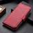 Coque Portefeuille Livre Cuir Etui Clapet ML15 pour Huawei Honor X8b Rouge