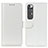 Coque Portefeuille Livre Cuir Etui Clapet ML7 pour Xiaomi Mi 10S 5G Blanc