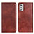 Coque Portefeuille Livre Cuir Etui Clapet N01P pour Motorola Moto E32 Marron