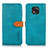 Coque Portefeuille Livre Cuir Etui Clapet N01P pour Motorola Moto G Power (2021) Cyan