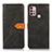 Coque Portefeuille Livre Cuir Etui Clapet N01P pour Motorola Moto G10 Noir
