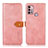 Coque Portefeuille Livre Cuir Etui Clapet N01P pour Motorola Moto G10 Power Rose