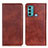 Coque Portefeuille Livre Cuir Etui Clapet N01P pour Motorola Moto G60 Marron