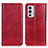 Coque Portefeuille Livre Cuir Etui Clapet N01P pour OnePlus 9RT 5G Rouge