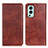 Coque Portefeuille Livre Cuir Etui Clapet N01P pour OnePlus Nord 2 5G Marron