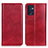 Coque Portefeuille Livre Cuir Etui Clapet N01P pour OnePlus Nord CE 2 5G Rouge