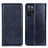 Coque Portefeuille Livre Cuir Etui Clapet N01P pour Oppo A56 5G Bleu